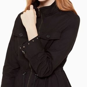  Kate Spade New York Broome Street Stud Embellished Twill Jacket